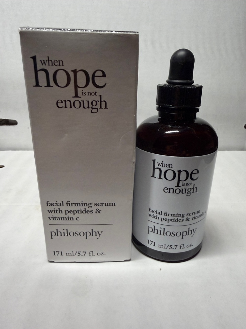 Philosophy When Hope Is Not Enough Firming Serum Jumbo 5.7 oz